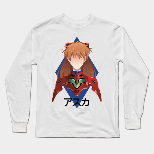 Asuka Langley Long Sleeve T-Shirt by Chofy87